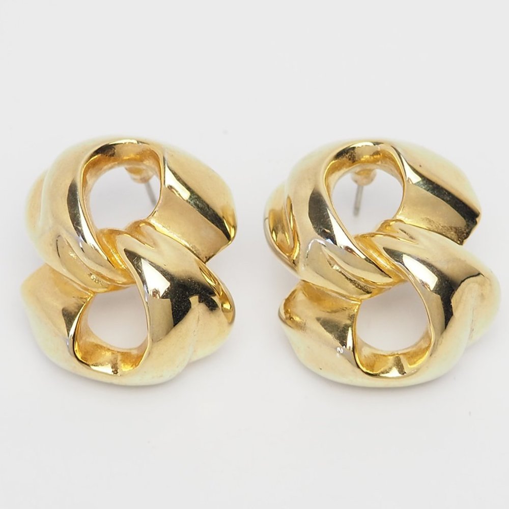 Givenchy Vintage Knot Bow Ribbon Earrings